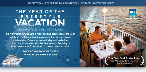 NCL - The Year of the Freestyle Vacation