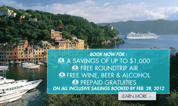 New Fall Fare Sale - Up to $6,000 savings per couple and more with Crystal Cruises